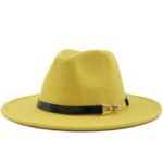 Popular Fedora British Vintage Top Fashion Ladies Woolen Hat - Image 3