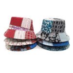 Geometric Bucket Hat Color Matching Printing Double-sided Wear Bucket Hat - Image 2