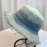 Big Head Circumference Bucket Bucket Hat Distressed Sun-proof Face-showing Small Hat - Image 8