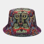 Graffiti Double-sided Bucket Hat Female Party Hip Hop Bucket Hat - Image 7