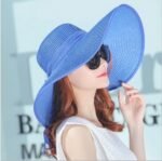 Hat Female Summer Tide Straw Hat Foldable Beach Hat Sun Hat Sun Protection - Image 4
