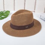 Jazz Hat Beach Sun Hat Panama Straw Sun Hat - Image 4