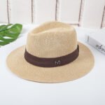 Jazz Hat Beach Sun Hat Panama Straw Sun Hat - Image 6