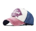 Washed cotton baseball cap Washed letters baseball cap - Image 2