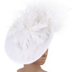 Horse Racing Festival Fashion High-End Top Hat Hair Accessories Aristocratic Ladies Feather Hat Hair Accessories Hairpin - Image 8