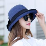 Bow-knot Sun Hat, Foldable Sun Hat, Sun Protection, Big-brimmed Hat - Image 5