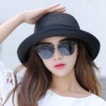 Bow-knot Sun Hat, Foldable Sun Hat, Sun Protection, Big-brimmed Hat - Image 9