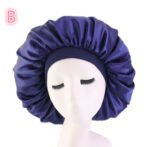 Beauty print Satin silk Bonnet sleep night cap - Image 6