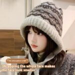 Women's Balaclava Autumn And Winter Knitted Hat - Image 4
