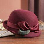 New Warm Woolen Bucket Hat Women's Fashion Hat - Image 4