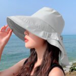 Hat Female Summer Neck Sun Protection Sun Hat - Image 7