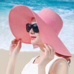 Hat Female Summer Tide Straw Hat Foldable Beach Hat Sun Hat Sun Protection - Image 6