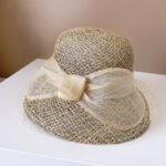 Cambric Big Bowknot Bucket Hat - Image 3