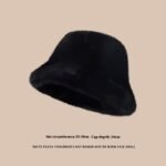 Plush Bonnet Children's Fleece-lined Bucket Bucket Hat - Image 8