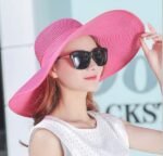 Hat Female Summer Tide Straw Hat Foldable Beach Hat Sun Hat Sun Protection - Image 7