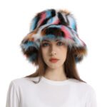 Women's Bucket Hat Warm Plush Hat - Image 6