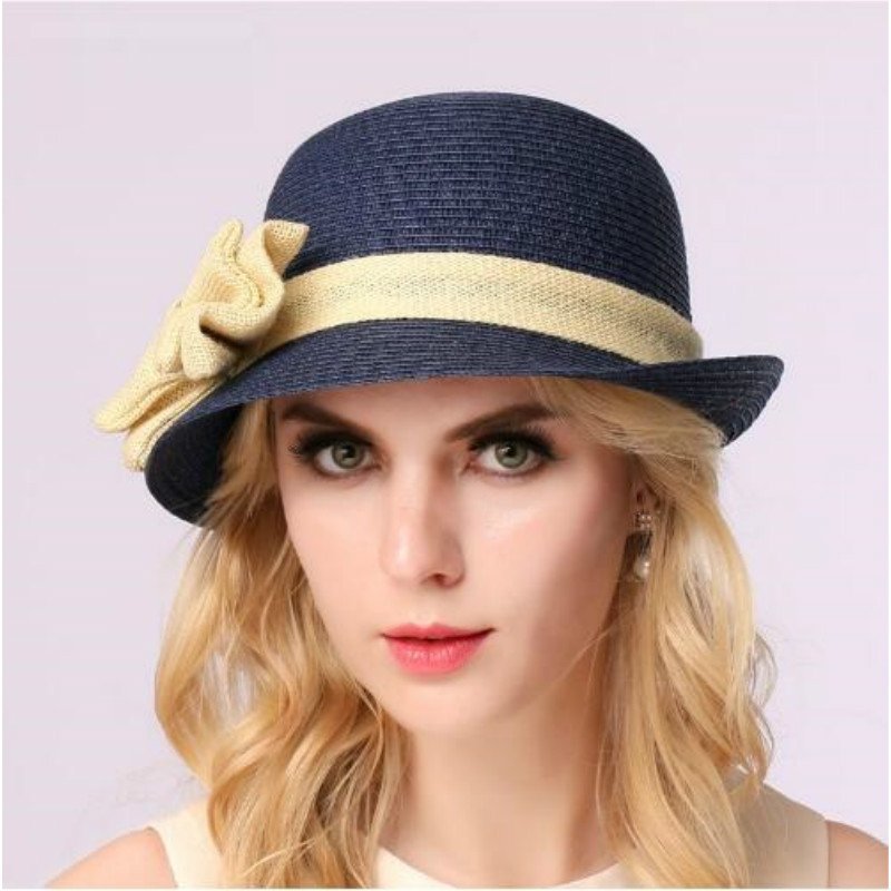 663a9f6a-4066-4596-8fb6-2edad7ef1419.jpg Sun Protection Women's Sun Hat Bow Hat - Image 1