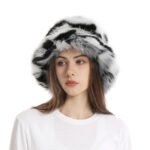 Women's Bucket Hat Warm Plush Hat - Image 9