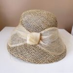 Cambric Big Bowknot Bucket Hat - Image 4