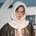 Ice Man Design Fashionable Snow Hat Balaclava Knitted Drawstring