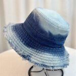 Big Head Circumference Bucket Bucket Hat Distressed Sun-proof Face-showing Small Hat - Image 10