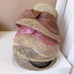 Cambric Big Bowknot Bucket Hat - Image 6