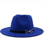 Popular Fedora British Vintage Top Fashion Ladies Woolen Hat - Image 5