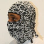 Balaclava Men's And Women's Knitted Camo Headgear Personality Fashion Wool Hat - Image 4