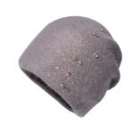 Korean Fashion Cold Knitted Earflaps Cap Mother Pullover Beanie Hat - Image 5