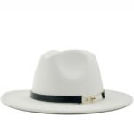 Popular Fedora British Vintage Top Fashion Ladies Woolen Hat - Image 8