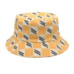 Letter Plaid Bucket Hat Women's Fashion Double-sided Wear Bucket Hat - Image 5
