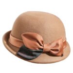 New Warm Woolen Bucket Hat Women's Fashion Hat - Image 7