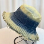 Big Head Circumference Bucket Bucket Hat Distressed Sun-proof Face-showing Small Hat - Image 7