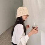 Handmade Woolen Knitted Bucket Hat - Image 2