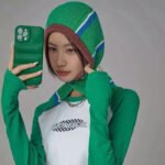 Women's Balaclava Hat With Scarf - Image 2