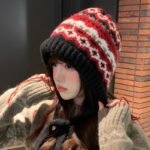 Women's Balaclava Autumn And Winter Knitted Hat - Image 5